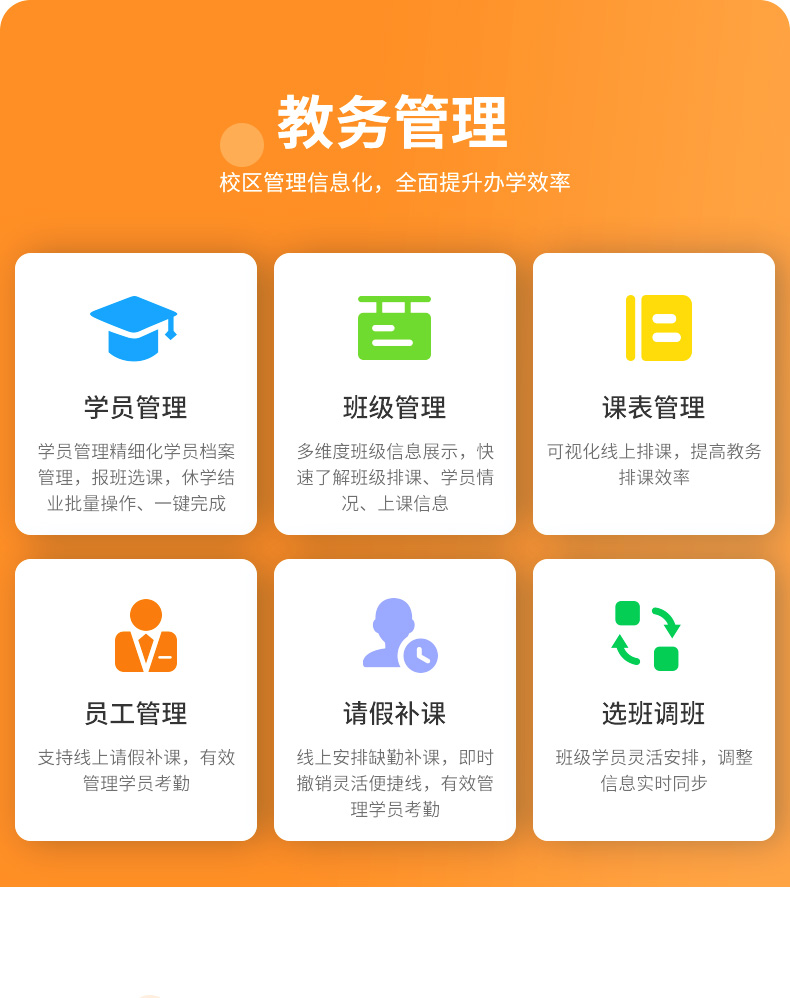 教培机构管理系统 招生/消课/签到/排课/缴费(图7)